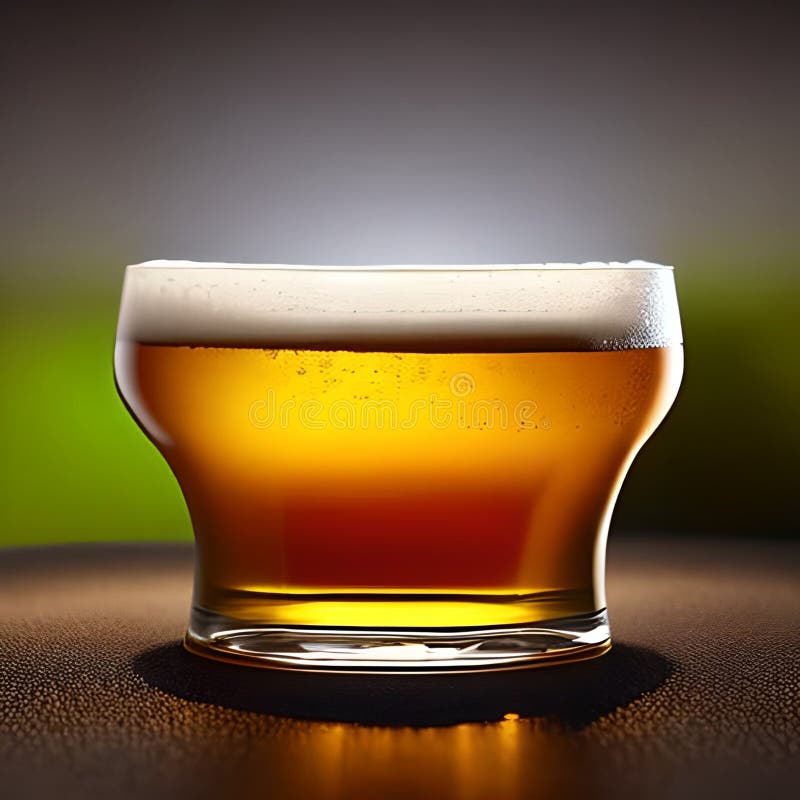 A big glass of beer stock illustration. Illustration of alcohol 272534218