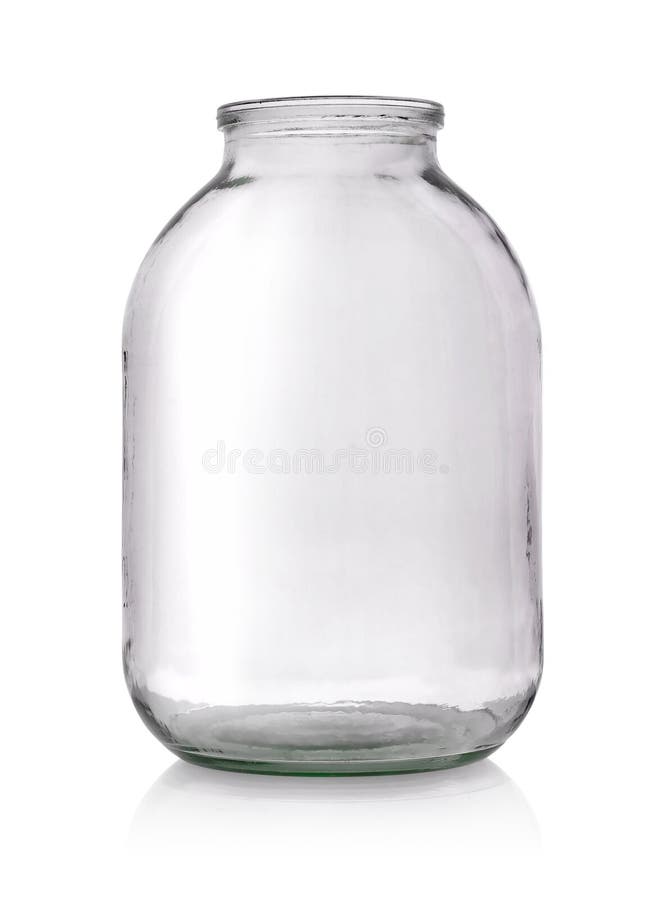 Big glass jar stock photo. Image of container, circle 23599530