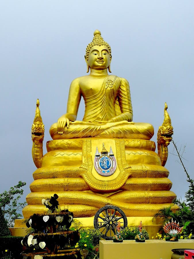 Big Golden Buddhist Sculpture in Thailand Stock Photo Image of thailand, gold 150338642