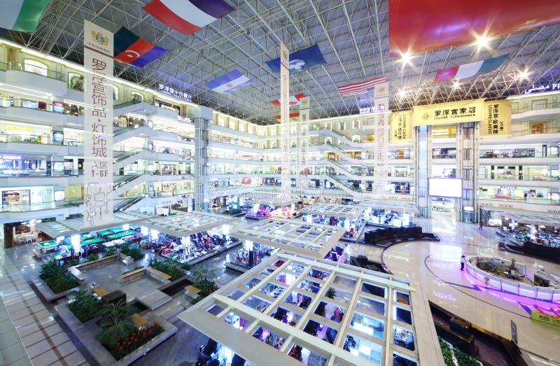 Big hall in Louvre furniture center