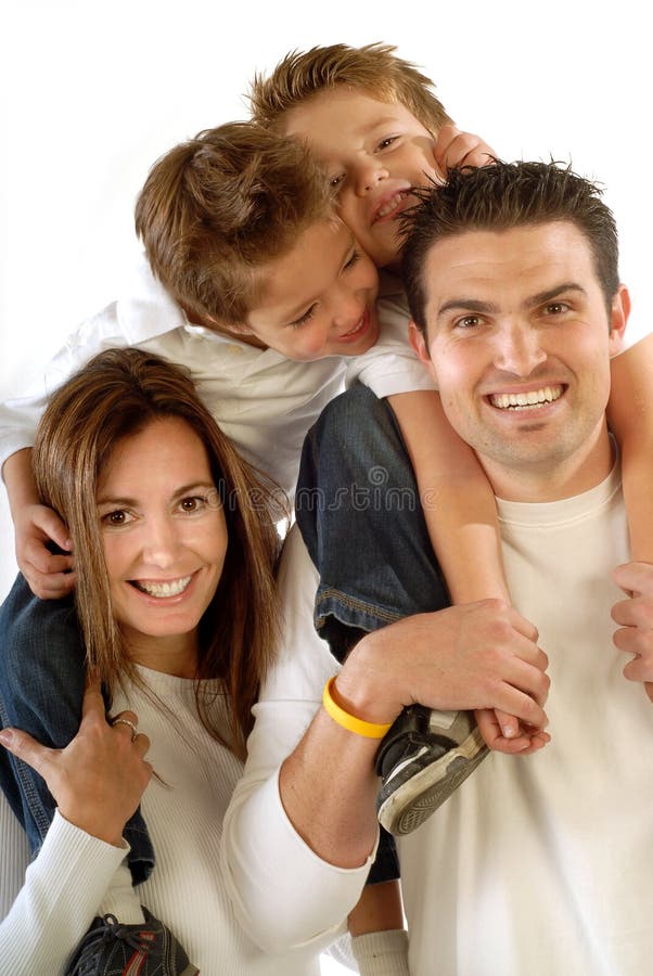 Big, happy family stock photos Big, happy family stock photos