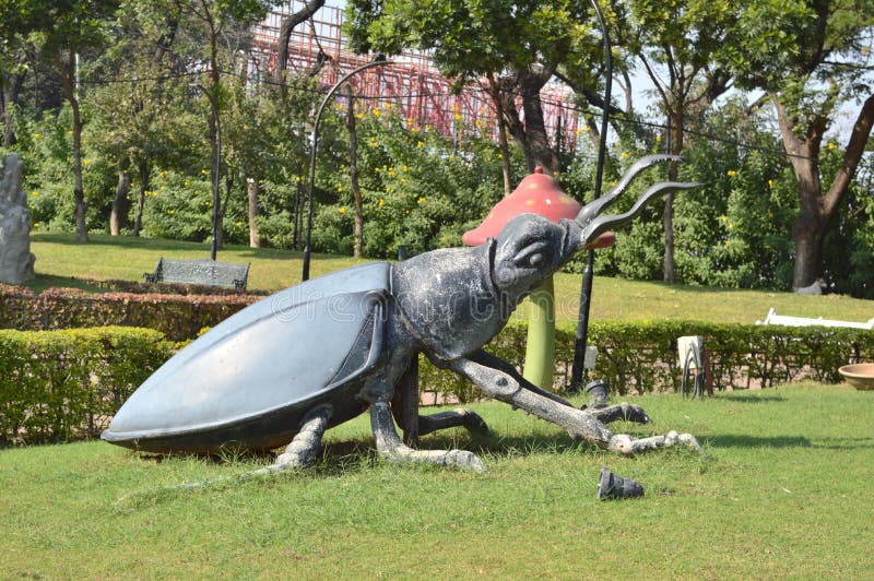 Big Insect Statue At NTR Garden, Hyderabad Editorial Stock Image ...