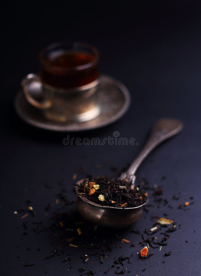 Big Leaf Tea Strainer Inside Vintage ( Spoon ) Stock Photo Image of