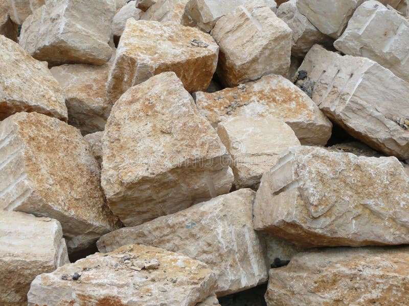 Big limestone rocks