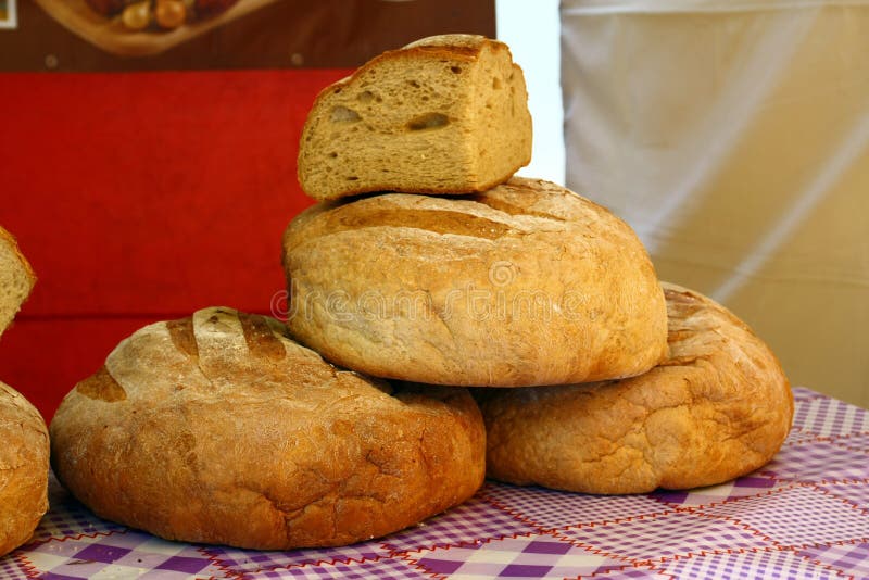 Big loaves of bread