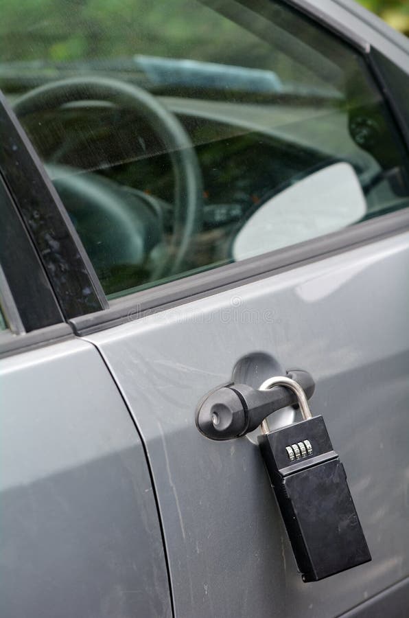 Car door lock keyhole stock photo. Image of entrance, keyhole 3923944