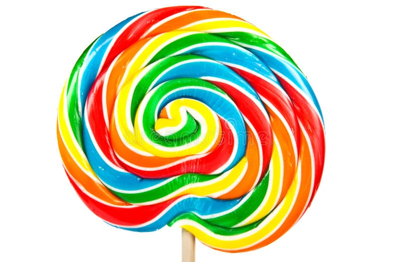 Big lollipop stock photo. Image of rainbow, sugar, swirl - 19957014