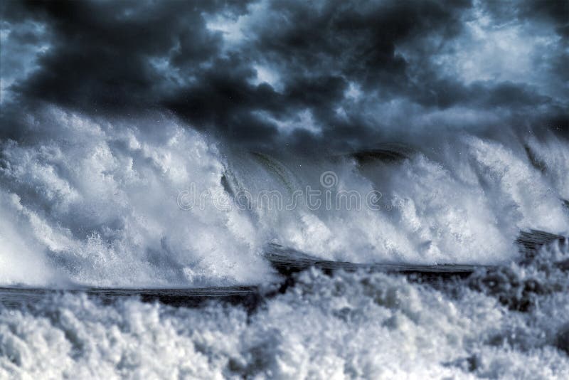 Stormy wave stock photos Stormy wave stock photos