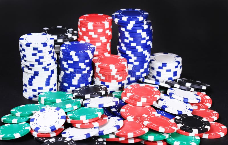 Big pile of casino chips stock photo. Image of stack 27495950