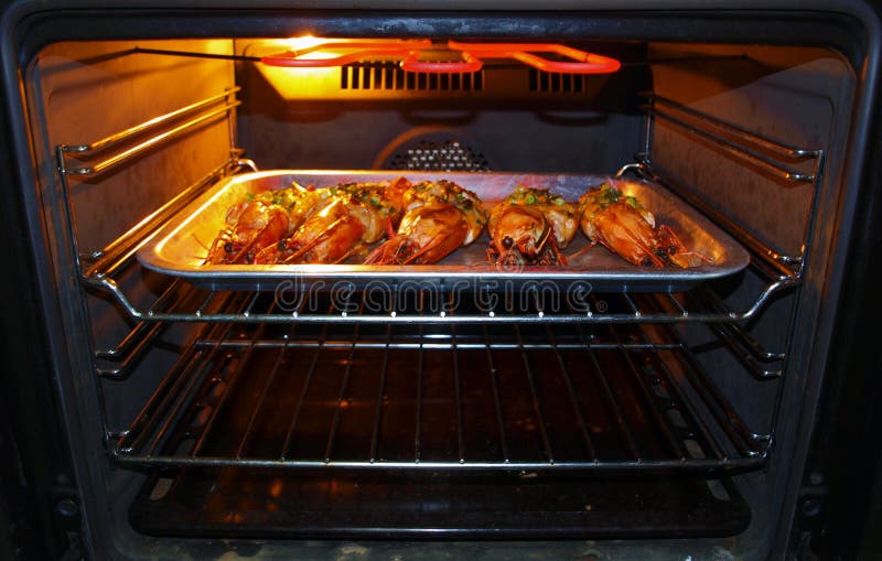 Big Prawns Baking Oven