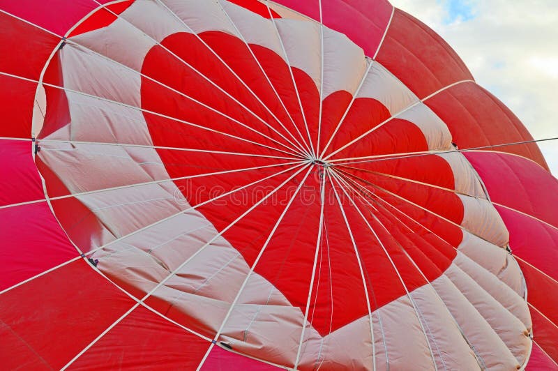 Big Red Heart Hot Air Balloon