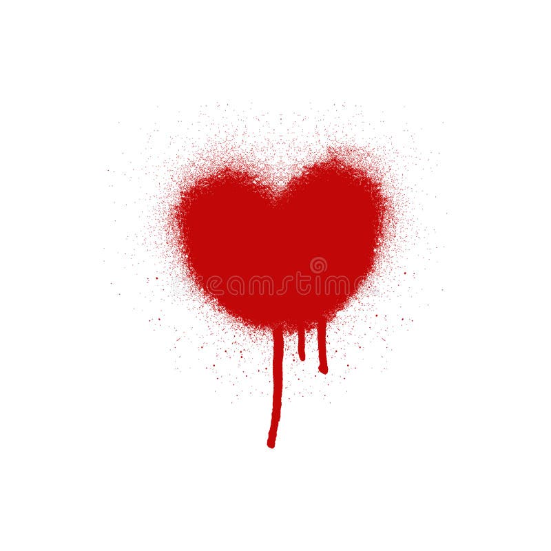 Grunge Paint Splatter Heart Stock Illustrations 1,578 Grunge Paint