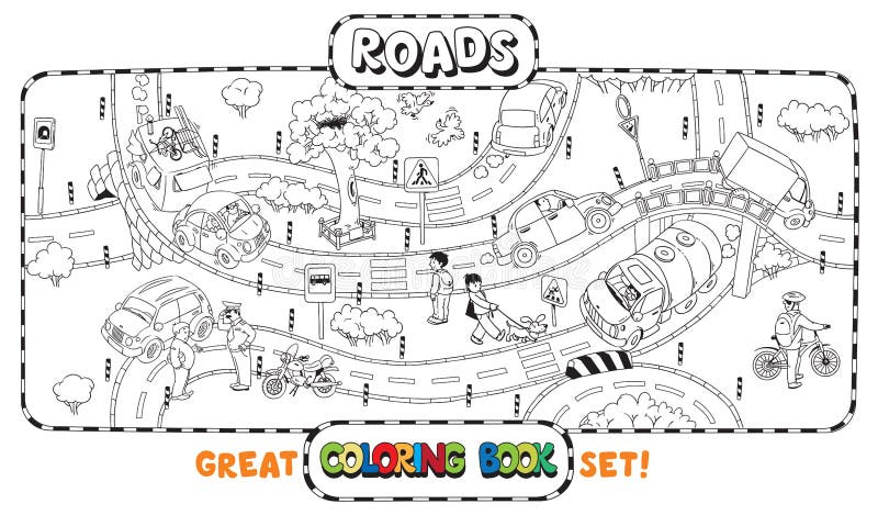 Coloring Pages Road