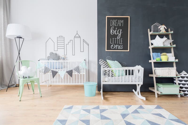 Big room for little one royalty free stock photography Big room for little one royalty free stock photography