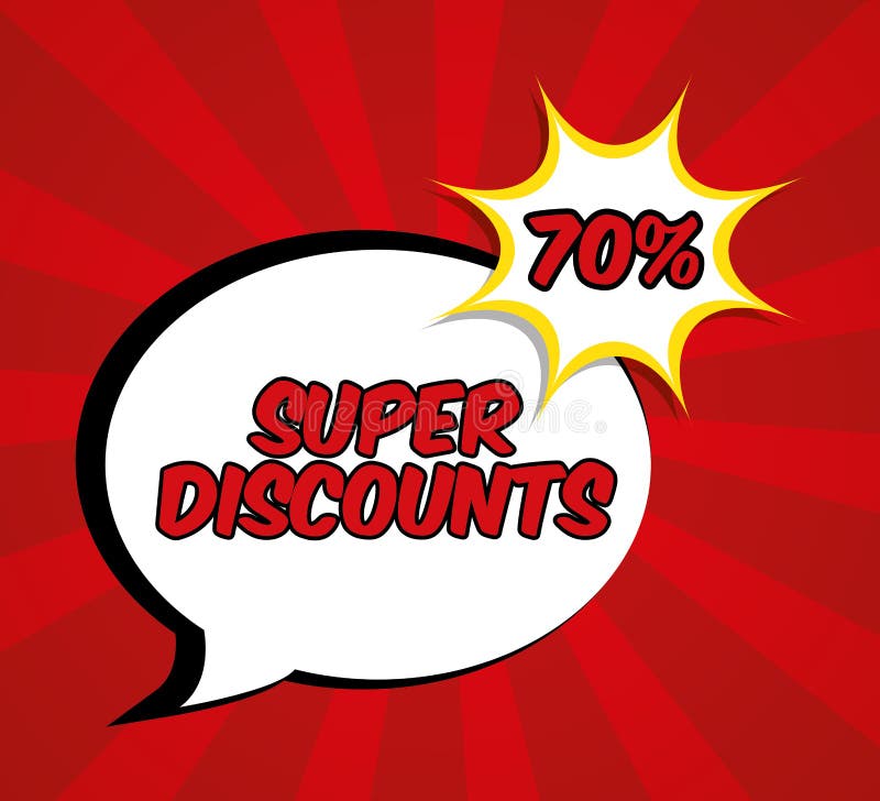 Big Sales and Special Offers Shopping Stock Vector Illustration of