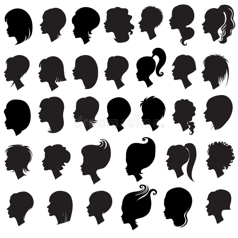 Black Hair Stock Illustrations – 182,077 Black Hair Stock Illustrations,  Vectors & Clipart - Dreamstime