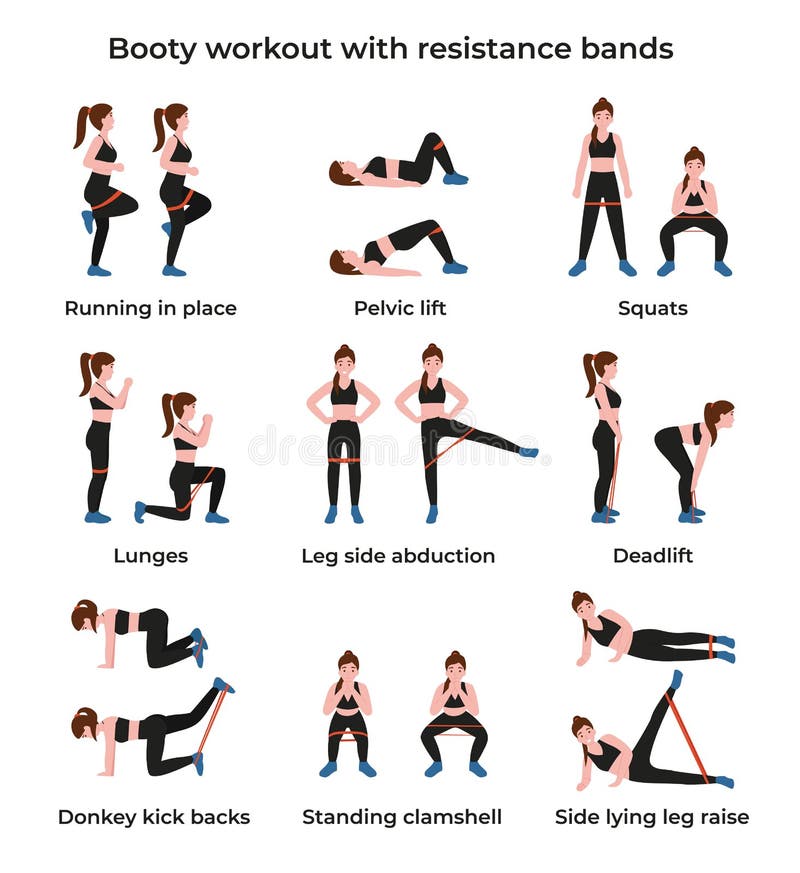 Booty Workout Stock Illustrations – 119 Booty Workout Stock Illustrations,  Vectors & Clipart - Dreamstime