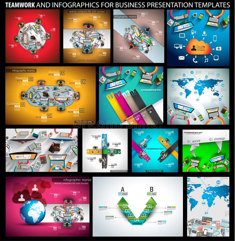 Big SET of Flat Style Design Concepts for business strategy and career royalty free illustration Big SET of Flat Style Design Concepts for business strategy and career royalty free illustration