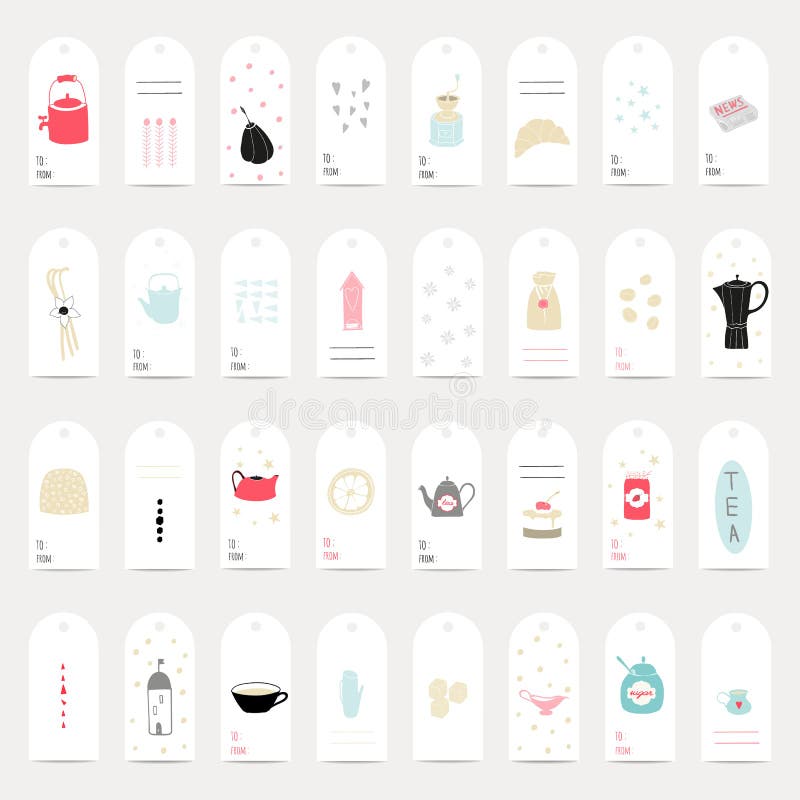 Teapot tags stock vector. Illustration of kitchen, coffee 15122559