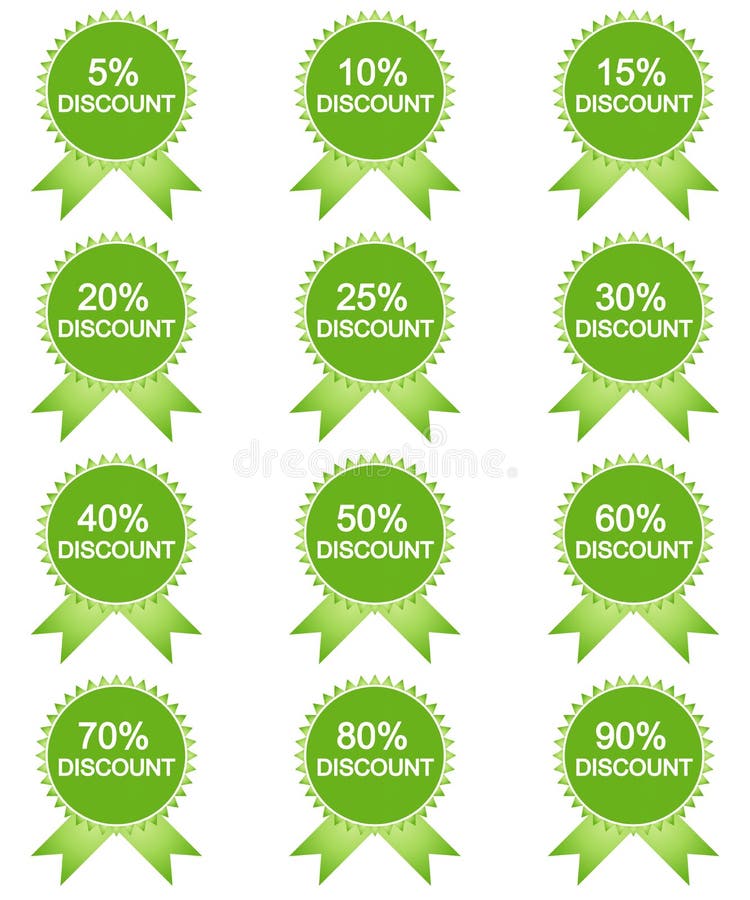 Big set of price tags stock vector. Illustration of coupon - 9596438