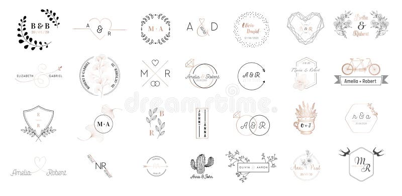 Monogram Lettermark Stock Illustrations – 6,638 Monogram Lettermark Stock  Illustrations, Vectors & Clipart - Dreamstime