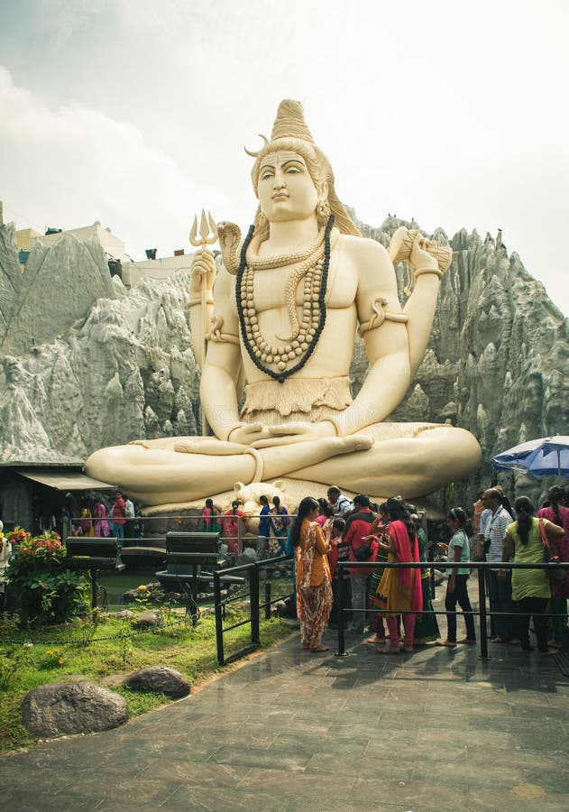 A big Shiva statue editorial stock photo. Image of prays 52713383
