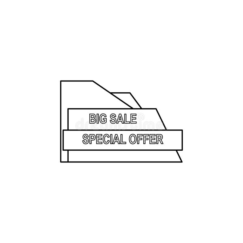 Big Sign Icon. Element of Sale Signs for Mobile Concept and  Apps