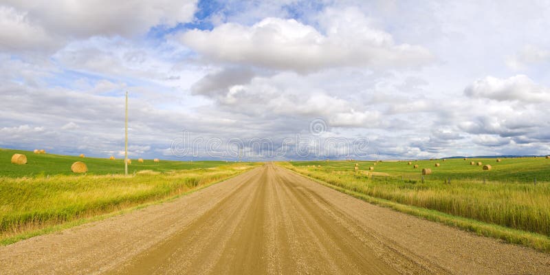 Big Sky Country Road Panorama