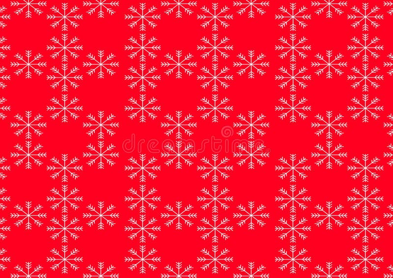 Big snowflake with red and white color. Vector Illustration EPS 10 royalty free illustration Big snowflake with red and white color. Vector Illustration EPS 10 royalty free illustration