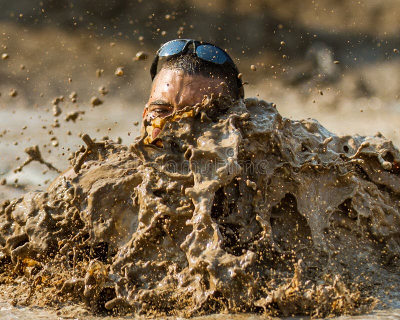 Big splash in the mud