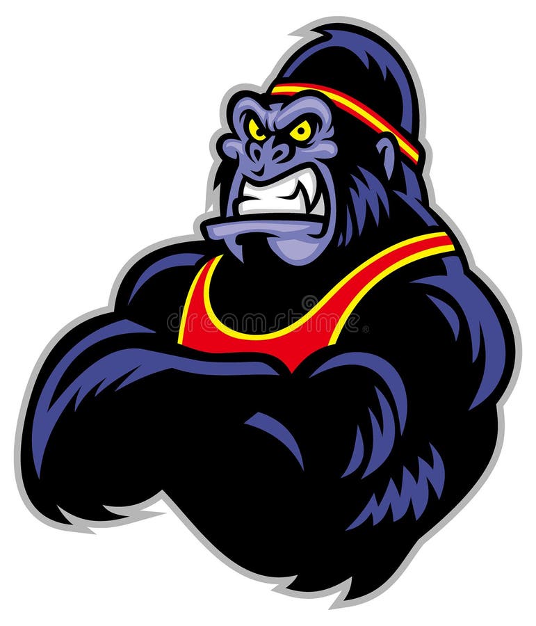 Gorilla Crossed Stock Illustrations – 251 Gorilla Crossed Stock