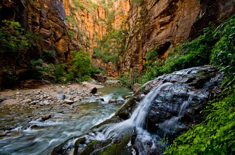 Big Spring in Zion Canyon, taken during The Narrows hike at Zion