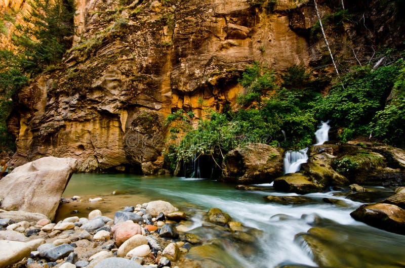 Big Spring in Zion Canyon, taken during The Narrows hike at Zion