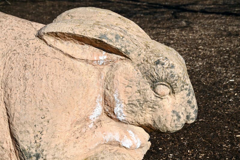 Stone Rabbit stock image. Image of sitting, holding, oasis 26112021