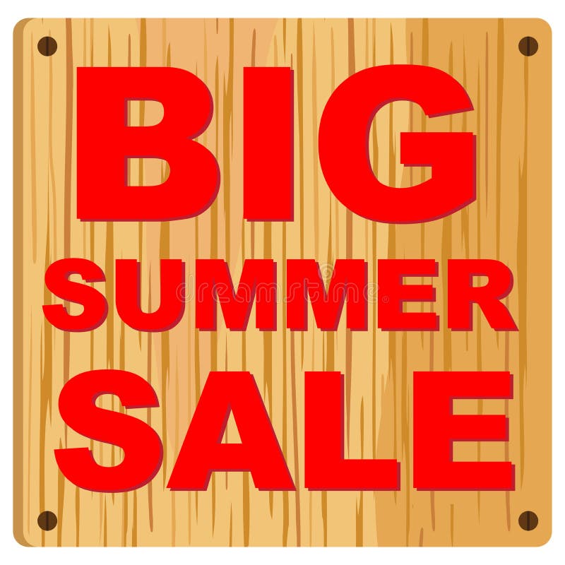 Big Summer sale stock illustration Big Summer sale stock illustration