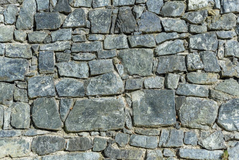 Big Surface Decorative Uneven Cracked Real Stone Wall Surface Stock