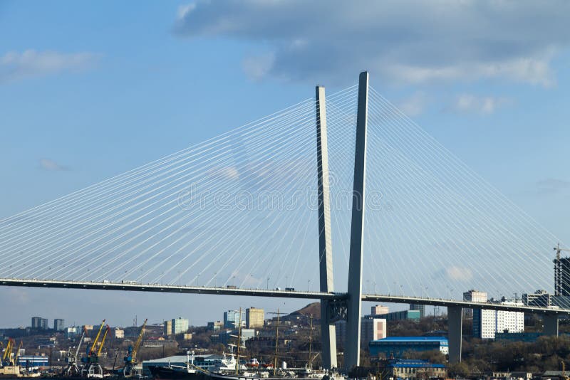 Big suspension bridge