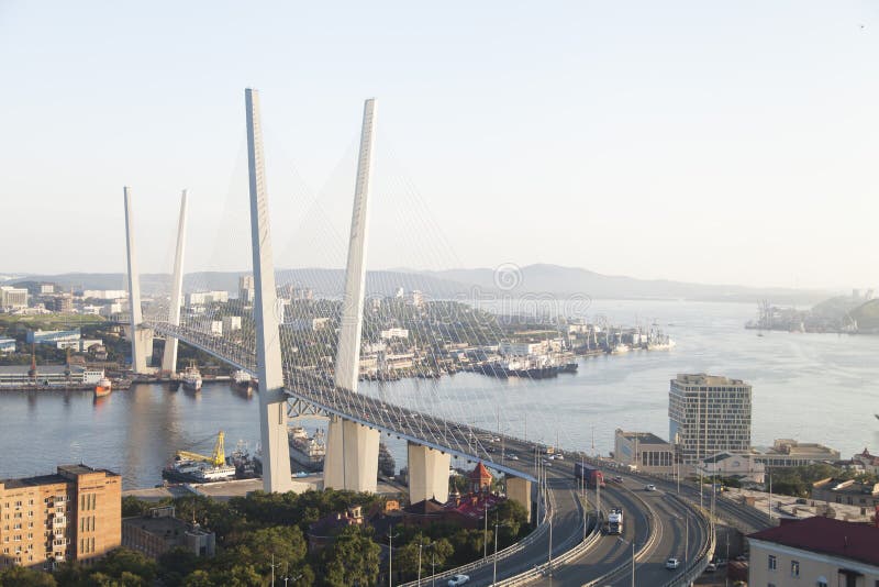 Big suspension bridge