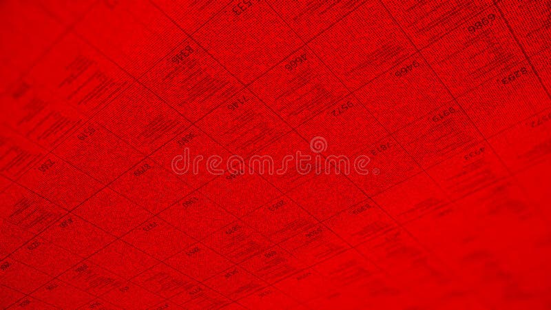 Big table with a lot of numerical data in diagonal motion. Animation. Business information, analysis of data and stock illustration
