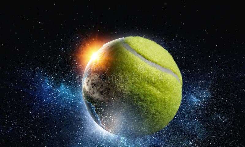 Big tennis game stock photo. Image of play, planet, broadcast - 100760136