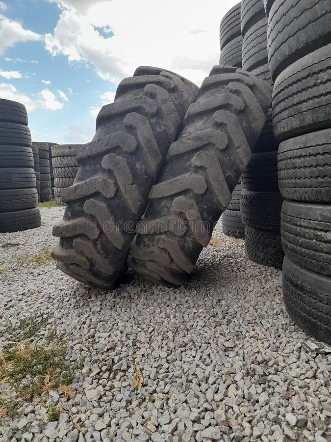 Big truck tires stock image. Image of ruins, tree, rock 200410447