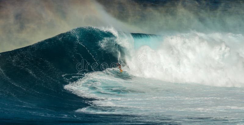 Big wave at Jaws Maui Hawaii