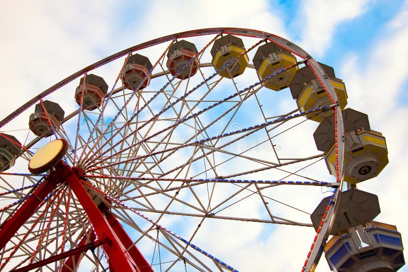 The Big Wheel stock image. Image of park, amusement, courage 15040409