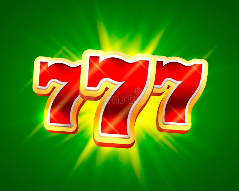 Big win slots 777 banner casino background.