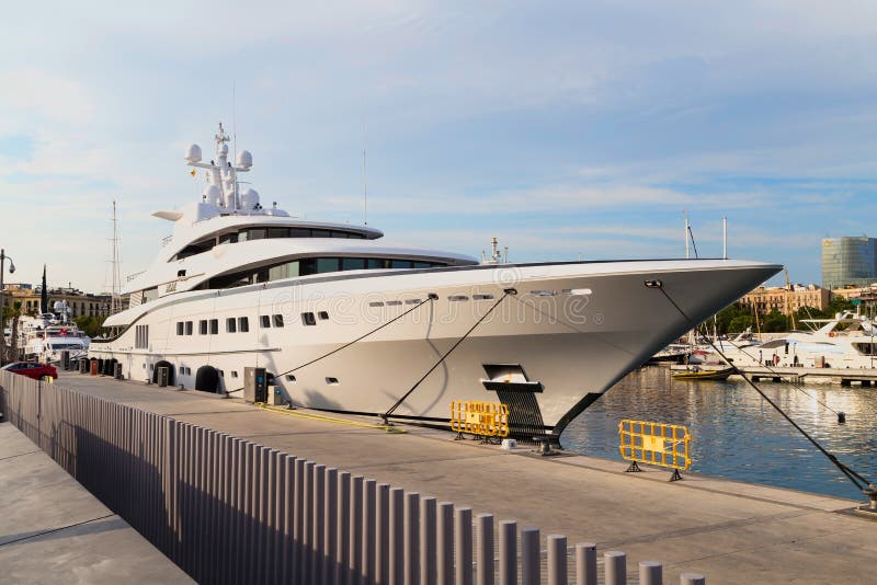 big yacht in barcelona