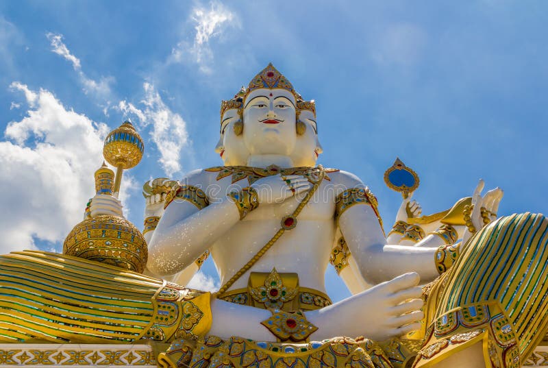 The Biggest Brahma, the Hindu God of Creation Stock Photo - Image of ...