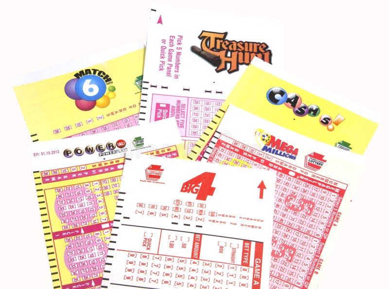 Biglietti di lotteria di PA fotografia stock libera da diritti Biglietti di lotteria di PA fotografia stock libera da diritti