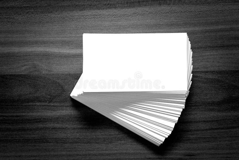 Biglietto da visita in bianco di identità corporativa. fotografia stock Biglietto da visita in bianco di identità corporativa. fotografia stock