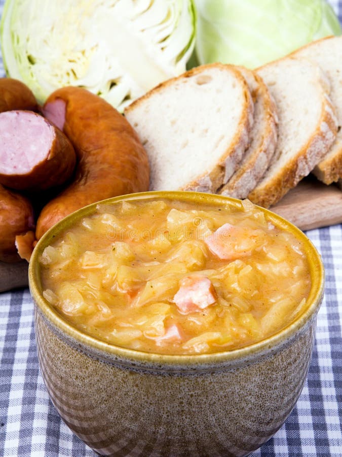 Bigos, Polish Sauerkraut and Sausage Stew Stock Image Image of calorie, polish 96127617
