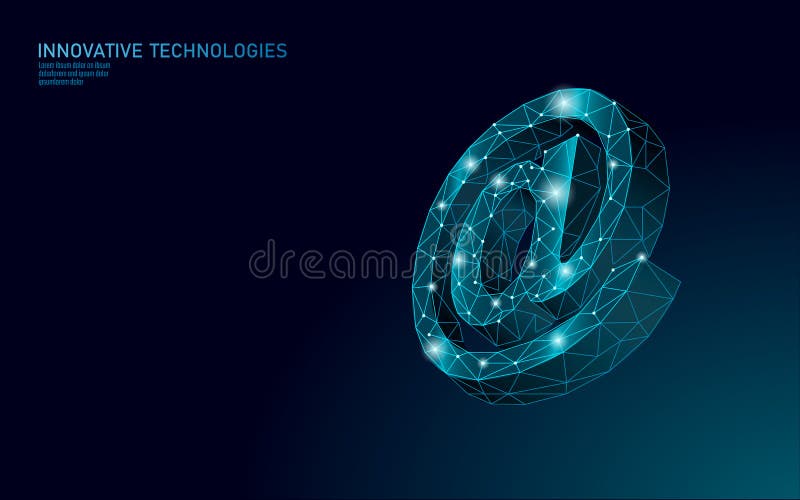 Bij e-mail sociaal media teken Lage poly 3D veelhoekig bij symboolbericht in boodschappers persoonlijk beroep Online stock illustratie Bij e-mail sociaal media teken Lage poly 3D veelhoekig bij symboolbericht in boodschappers persoonlijk beroep Online stock illustratie